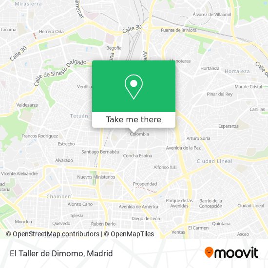 El Taller de Dimomo map