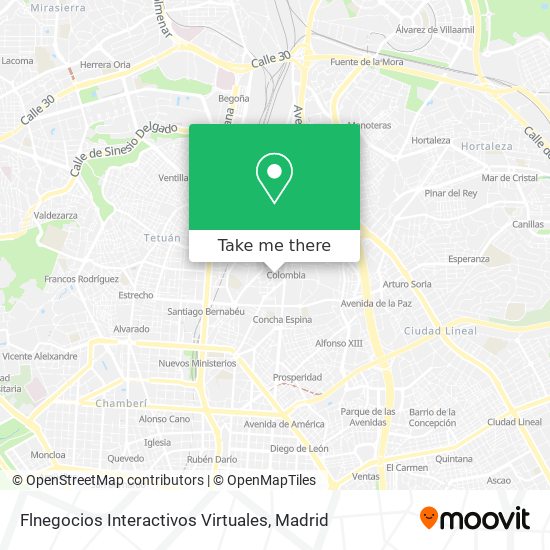 Flnegocios Interactivos Virtuales map