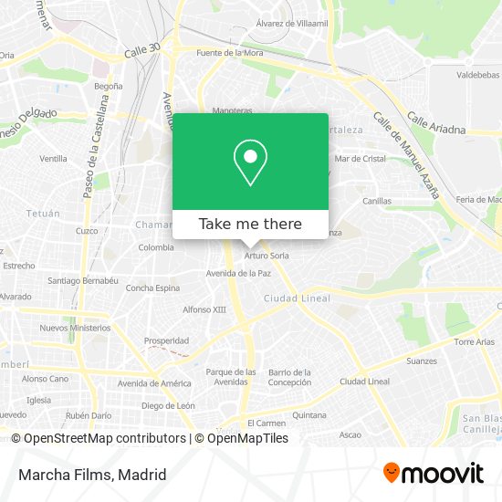 Marcha Films map