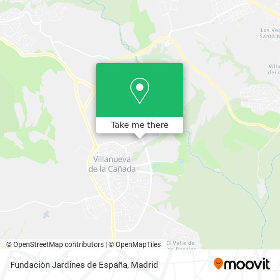 mapa Fundación Jardines de España