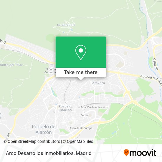 Arco Desarrollos Inmobiliarios map