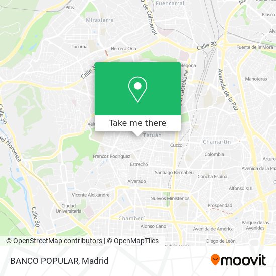 BANCO POPULAR map