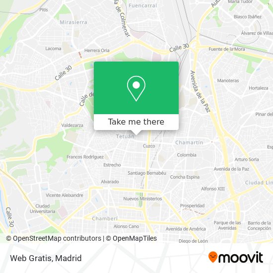 Web Gratis map