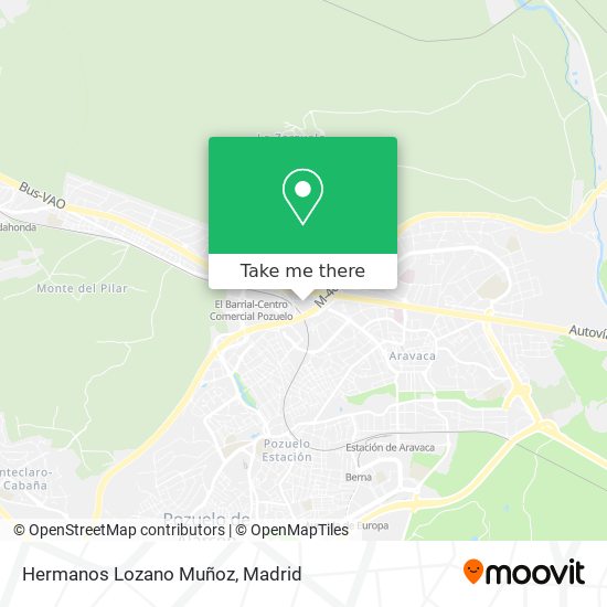 Hermanos Lozano Muñoz map