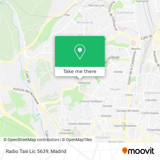 Radio Taxi Lic 5639 map