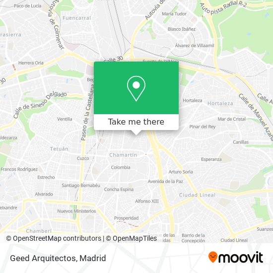 Geed Arquitectos map
