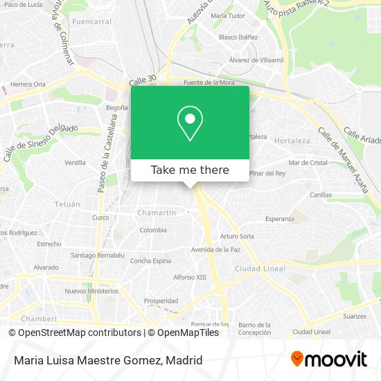 Maria Luisa Maestre Gomez map