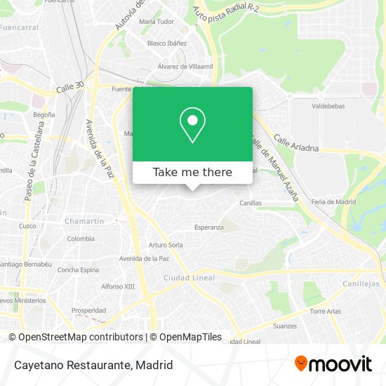 Cayetano Restaurante map