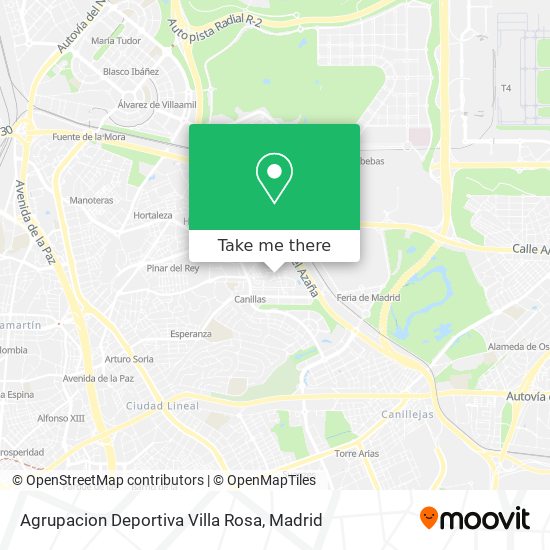 mapa Agrupacion Deportiva Villa Rosa