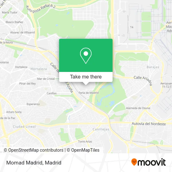Momad Madrid map