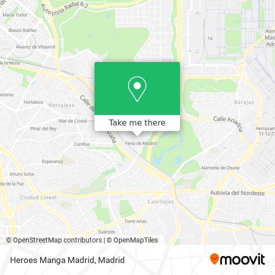 Heroes Manga Madrid map