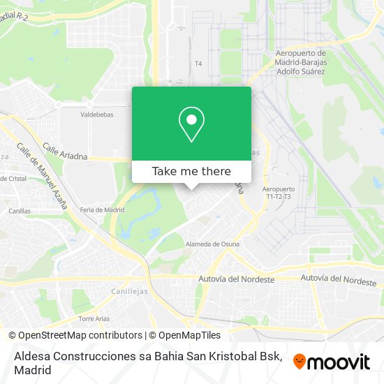 Aldesa Construcciones sa Bahia San Kristobal Bsk map