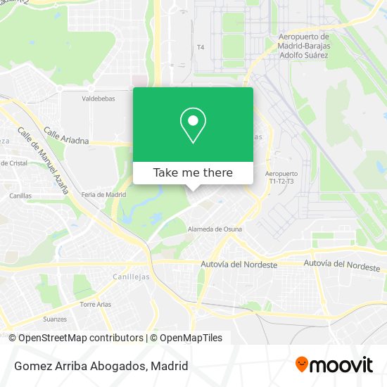 Gomez Arriba Abogados map