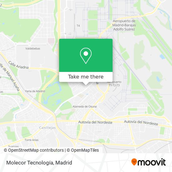 Molecor Tecnología map