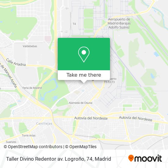 Taller Divino Redentor av. Logroño, 74 map