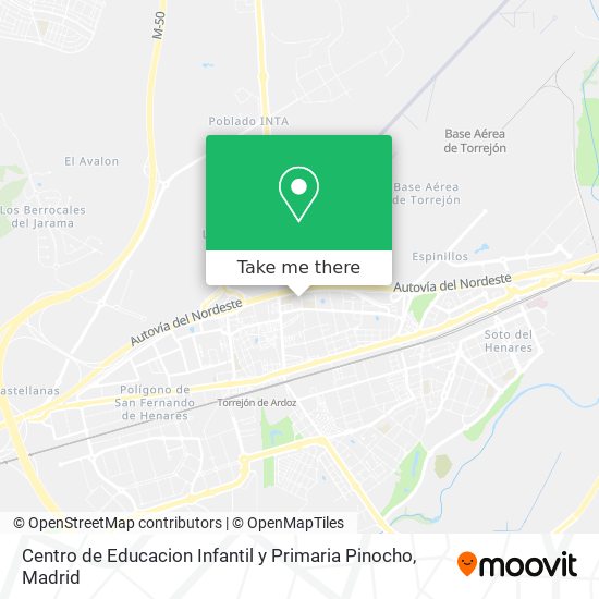 Centro de Educacion Infantil y Primaria Pinocho map