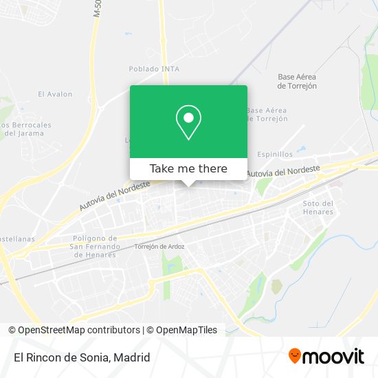 El Rincon de Sonia map