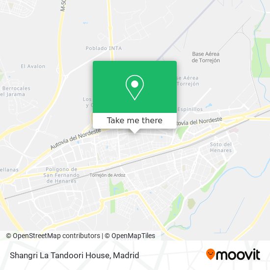 Shangri La Tandoori House map