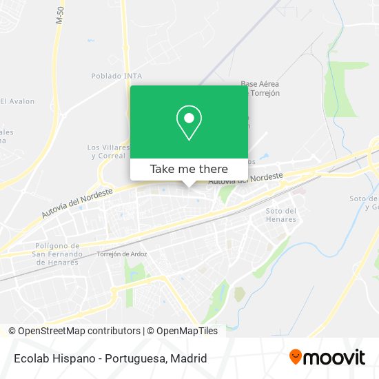 Ecolab Hispano - Portuguesa map