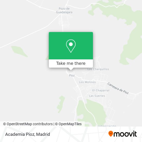 Academia Pioz map