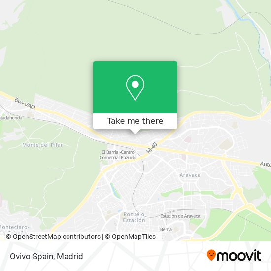 Ovivo Spain map