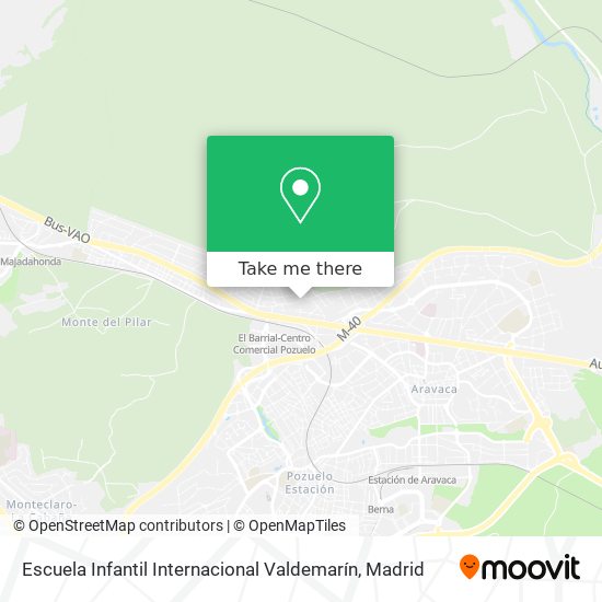 Escuela Infantil Internacional Valdemarín map