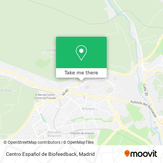 Centro Español de Biofeedback map