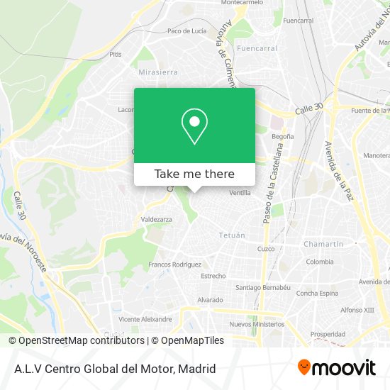 A.L.V Centro Global del Motor map