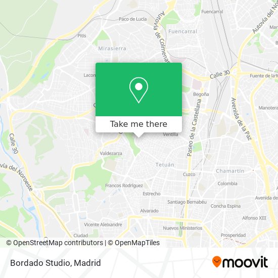 Bordado Studio map