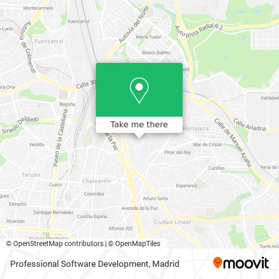 mapa Professional Software Development