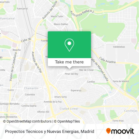 Proyectos Tecnicos y Nuevas Energias map