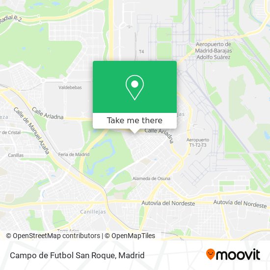 Campo de Futbol San Roque map