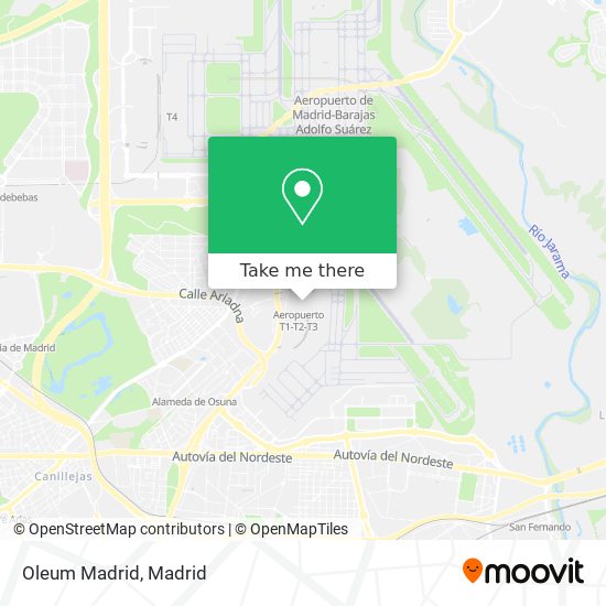 Oleum Madrid map