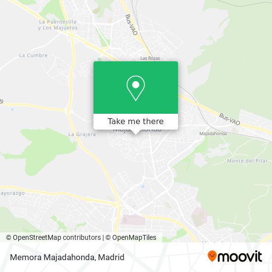 mapa Memora Majadahonda