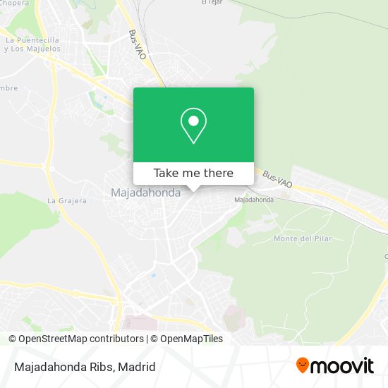 Majadahonda Ribs map