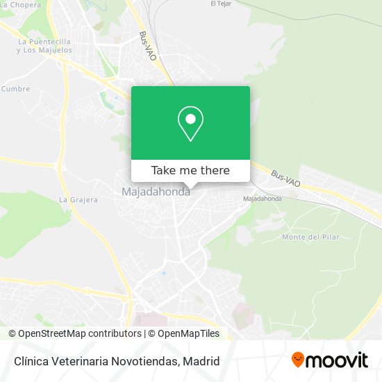 Clínica Veterinaria Novotiendas map