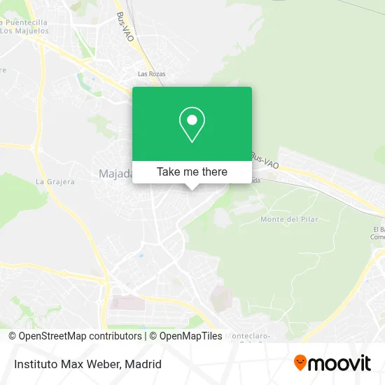 Instituto Max Weber map