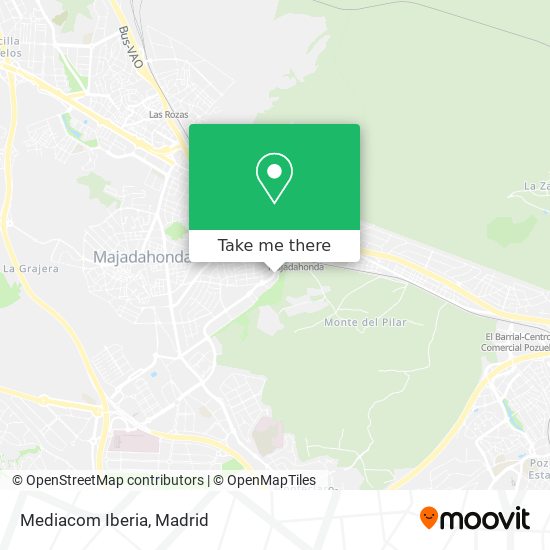 mapa Mediacom Iberia