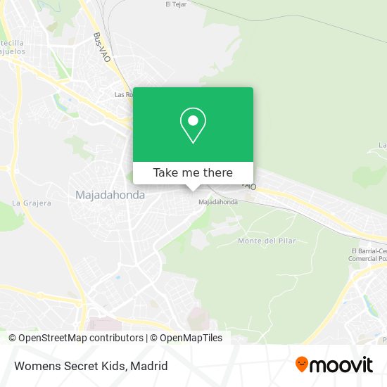 Womens Secret Kids map