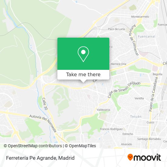 Ferretería Pe Agrande map