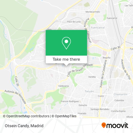 Otsein Candy map