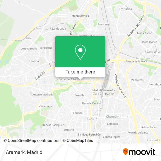 Aramark map