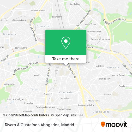 Rivero & Gustafson Abogados map