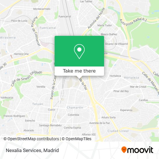 Nexalia Services map