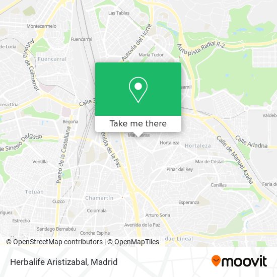 Herbalife Aristizabal map