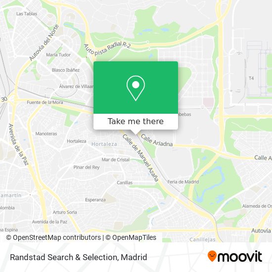 Randstad Search & Selection map