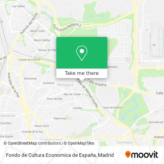 Fondo de Cultura Economica de España map