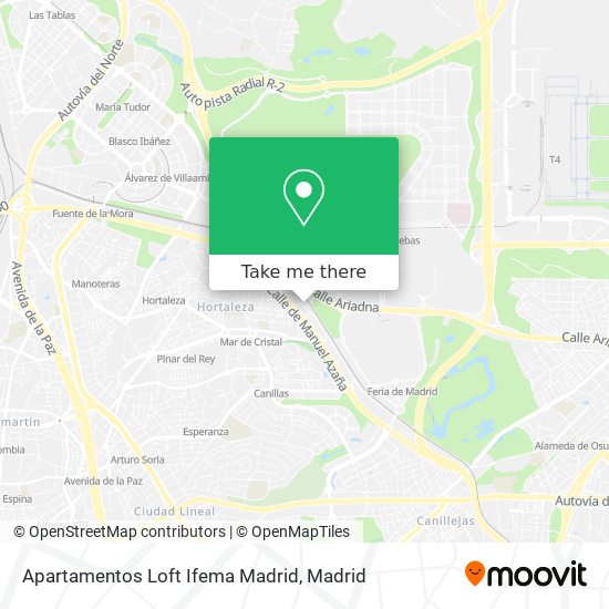 Apartamentos Loft Ifema Madrid map