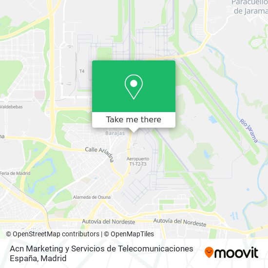 Acn Marketing y Servicios de Telecomunicaciones España map