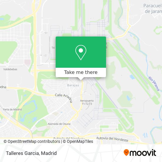 Talleres Garcia map